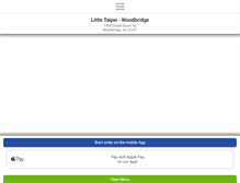 Tablet Screenshot of littletaipeiwoodbridge.com